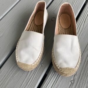 J Crew Womens Canvas Espadrille Flats size 7.5